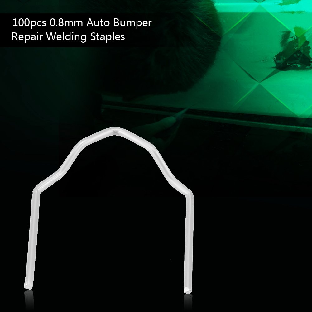 Keenso 100pcs 0.8mm Punti Metallici per Saldatura a Punti Caldi Ripar