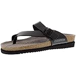 Mephisto Womens Helen Black Leather Sandals 9 US
