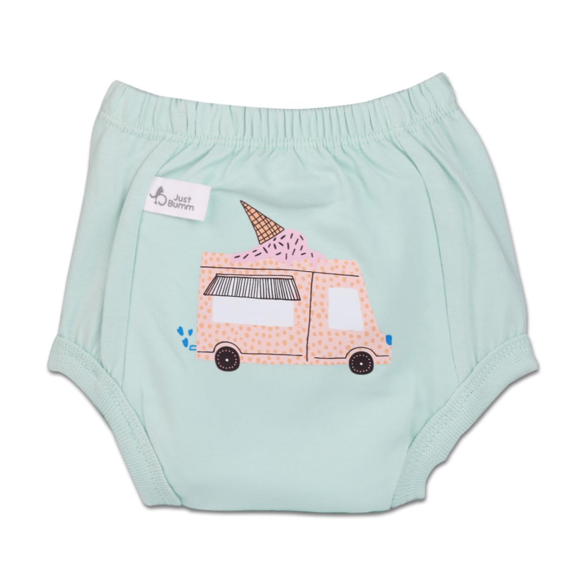 Potty Pants for Toddlers, Pull-up Padded Underwear with 4 layers of Organic Cotton Padding & Cotton Inner, Ideal for Potty Training 2-3 Year Babies (Cool Treats)-image-0