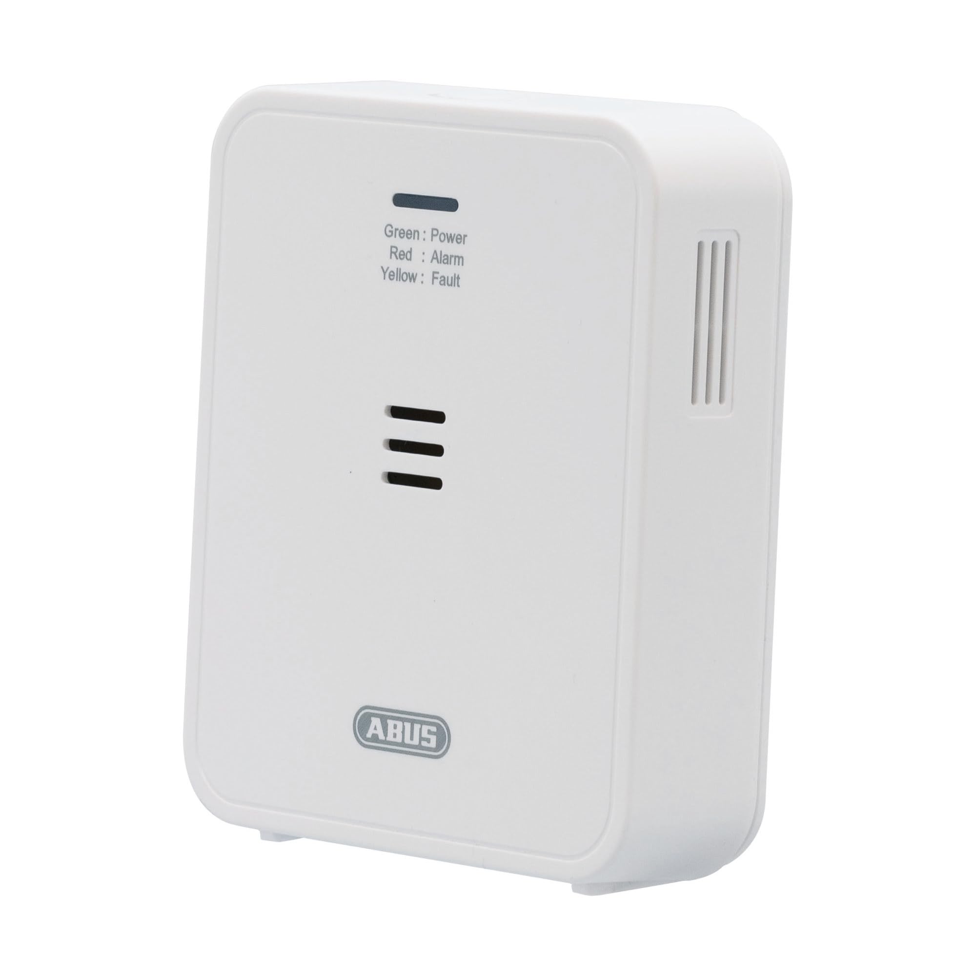 ABUS Détecteur de monoxyde de carbone COWM370 - Détecteur de CO avec capteur de 7 ans, alarme puissante de 85 dB ; bouton de test & 3 ans de durée de vie de la pile - Blanc