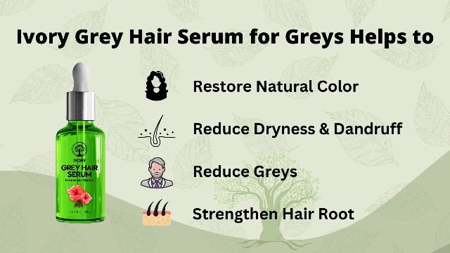 Buy Ivory Natural Serum For Greys (55 ml) - 100% Ayush Ministry