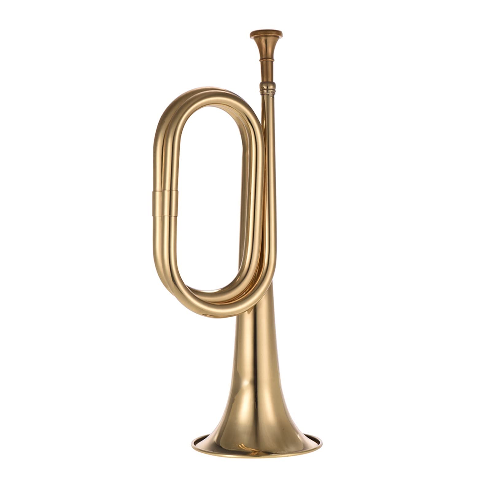 VSOLS B Flat Trompete Messing mit Mundstück for Schulbandorchester (Color : Gold)