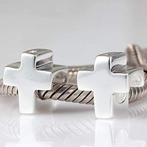 Miniatura 4 de Encantos de la Cruz Plata de ley 925Christian Encanto para pandora Encanto Pulseras