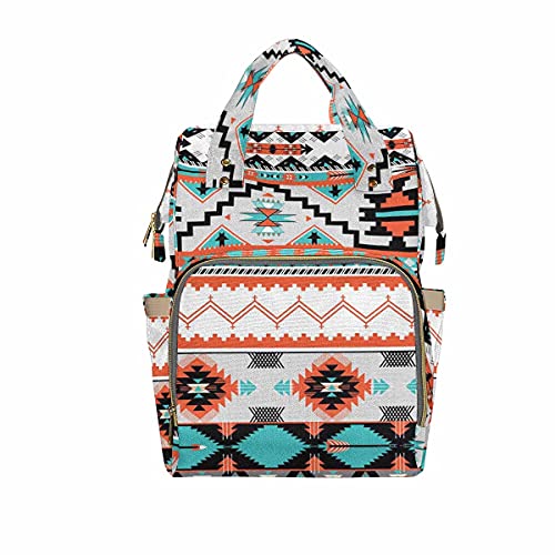 Image of InterestPrint Tribals Aztecs Indians Pattern Large Unisex Bags, MultipurP-ose Travel Back Pack for Moms Dads