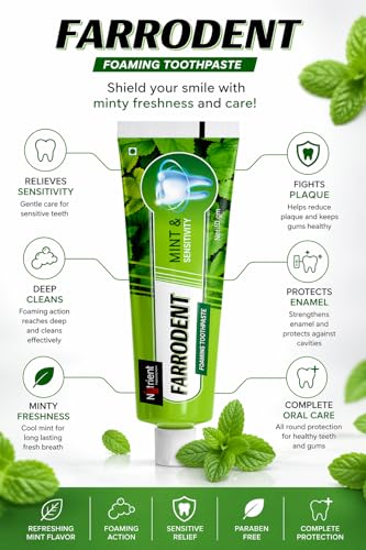 Image of Toothpaste 150g - Pack of 3 | Teeth Whitening paste | Stain Removal Tooth Paste with Mint Flavour | Advanced Health Anti-Germ Toothpaste | Whitens Yellow Teeth | Enamel-Safe for Daily