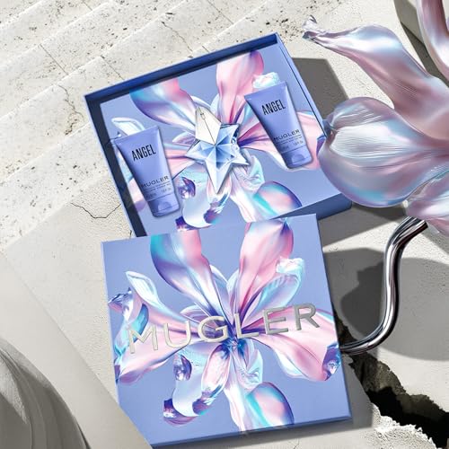 Image of Mugler Angel - Eau de Parfum - Women's Perfume - Ambery & Woody - With Bergamot, Praline, and Patchouli - Long Lasting Fragrance