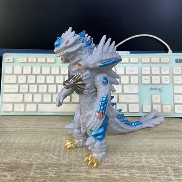 ТоуAE - 124 Species 9-22cm Large Soft Rubber Monster Action Fiɡurеs Model Puppets Continuously Updated Complete Kinds Children's Тоуs (17cm Grigio Regina L（25cm以上）)