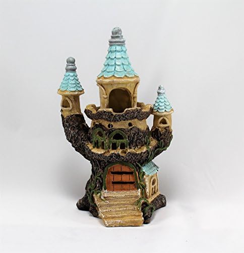 Fairy House Solar Powered secret Garden Ornament Pixie Decor Outdoor ...