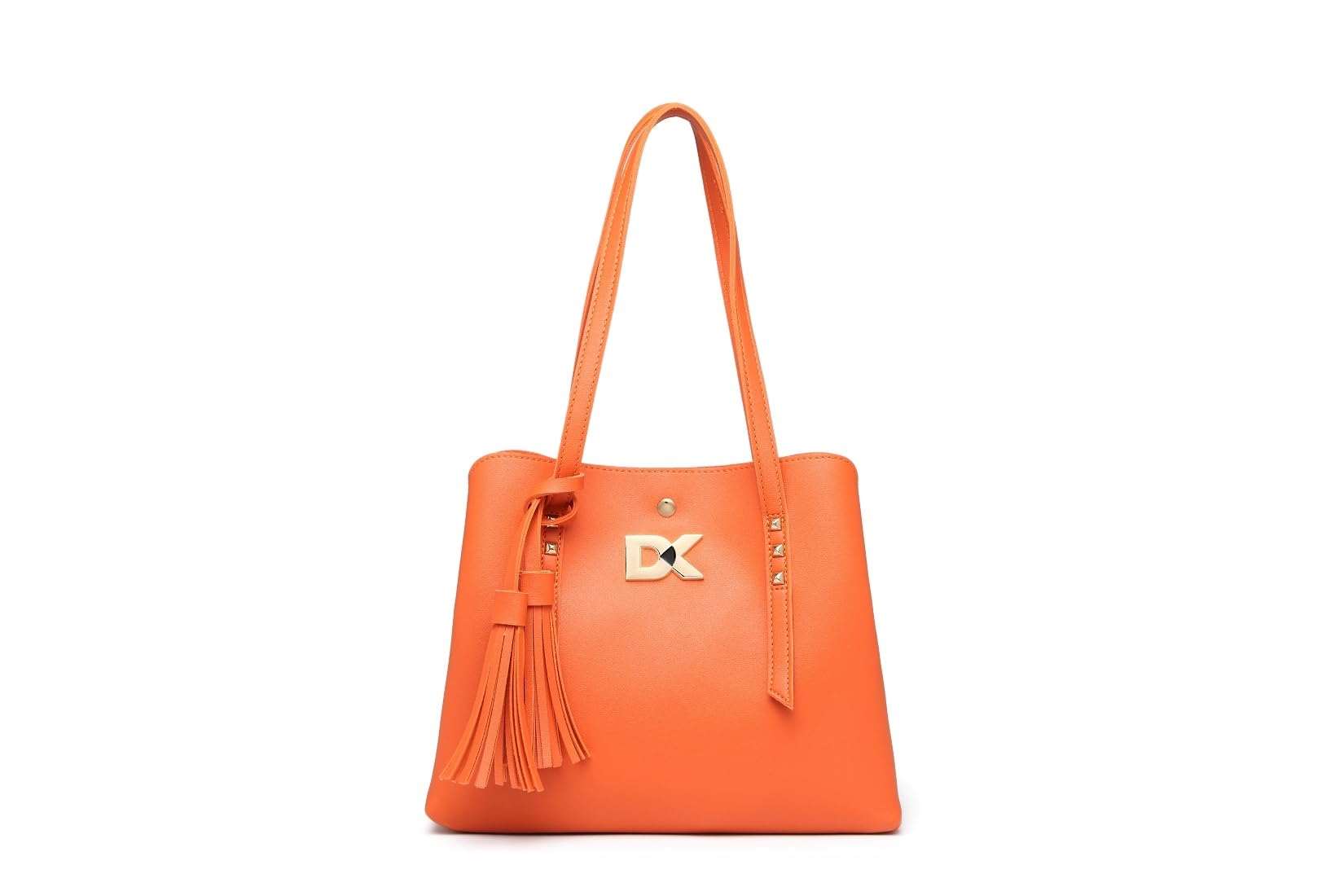 Diana Korr Faux Leather Women & Girls Handbags Purse, Stylish Fashion Shoulder & Crossbody Bag With Long Strap (Orange) (B0CWCZZQ8S) Amazon Price History, Amazon Price Tracker