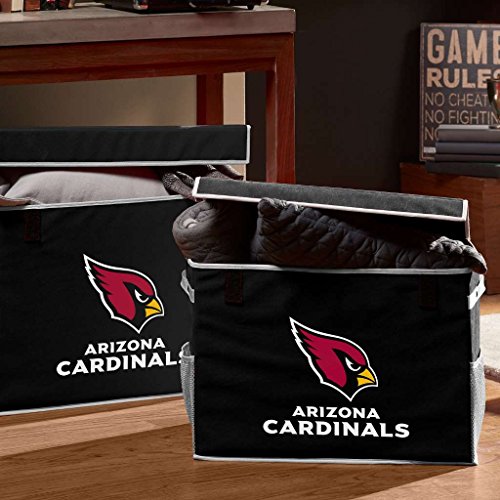 NFL Arizona Cardinals NFL Team Licensed Collapsible Storage Footlocker Bin Smallnfl Team Licensed Collapsible Storage Footlocker Bin Black, Small - image 6