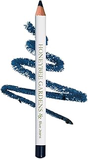 Honeybee Gardens Effortless Eye Liner Pencil – Blue Jeans Sapphire Blue, Rich Pigmented Matte Eyeliner, Smooth Long-Wearing Formula, Vegan, Gluten-Free, Cruelty-Free