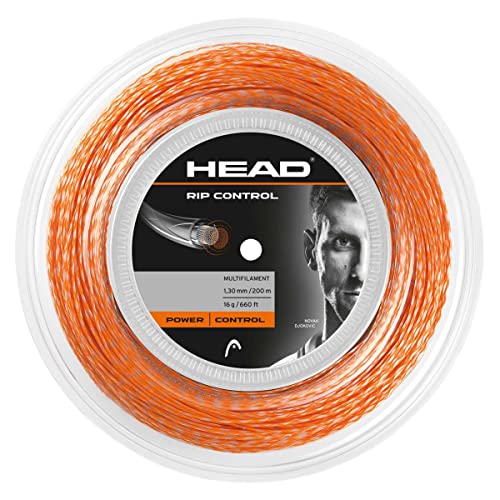 Head Unisex's Rollo Rip Control Reel 03/04 Racquet String-Multi-Colour/Orange, Size 16