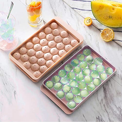 Molde para cubitos de hielo con tapa, 33 divisiones, silicona, pack 2 miniatura 7