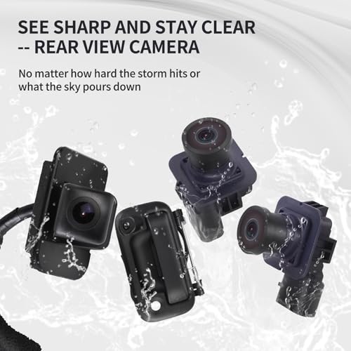 Image of Rear View Backup Camera Fits for Ford Transit 2018-2019, Transit 150 250 350 2016-2017, Custom 2018 2.2L L4 3.2L L5 3.5L 3.7L V6 Replace CK4Z-19G490-A CK4Z19G490A