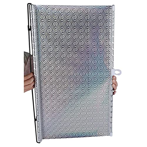 Persianas enrollables Opacas sin taladrar, parasoles enrollables con ventosas, persianas enrollables para Ventanas de Techo, persianas retráctiles, 45 x 125 cm/50 x 125 cm, 40 x 12