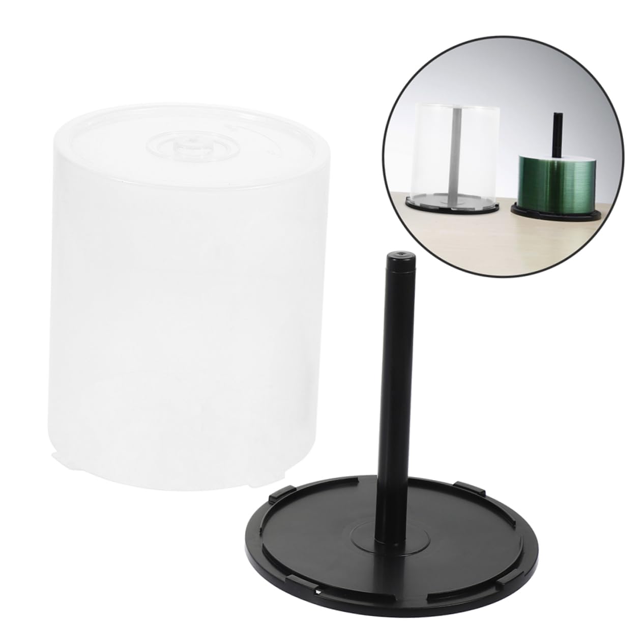 4pièces Support De Rangement Cd Dvd Transparent Plastique Organiseur De Compact Capacité Élevée Pour Protection Organisation