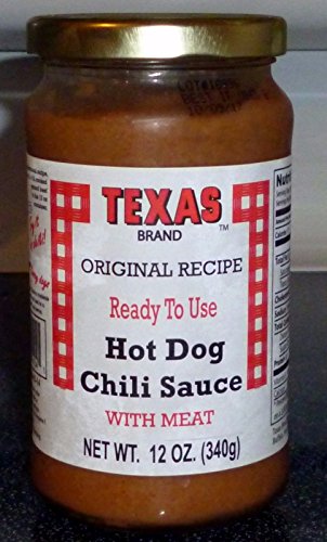 Texas Hot Dog Sauce with MEAT for Coney Dogs,Texas Hots,(2 PACK) Ready To Serve