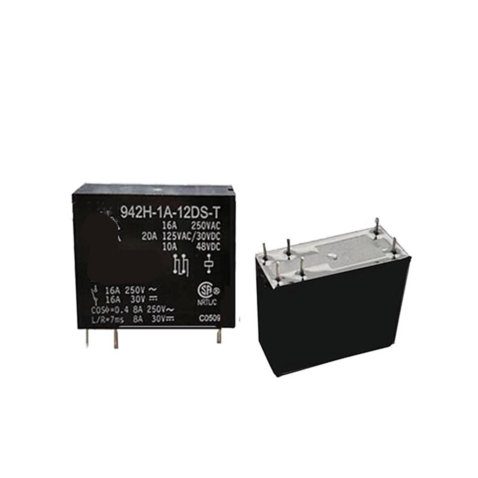 Relais 942H-1A-24DS-T 24V dc à 6 broches pour circuit imprimé - 2