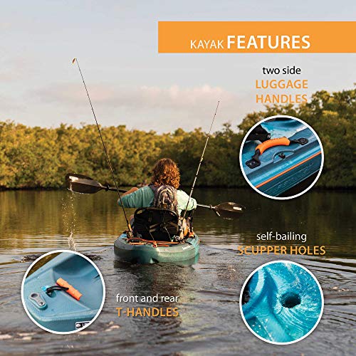 Image of Lifetime Tamarack Pro 103 Sit-On-Top Kayak, Lightning Fusion, 10 ft. 3 in.