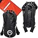 Dry Bag Rucksack Wasserdich 20L Wasserfester Rucksack Trockenbeutel, 2 Gurte, Rollverschluss mit Clip. Interne Tasche f Wertsachen. 500D PVC. Trockenrucksack fur SUP, Kajak, Angeln, Bootfahren.