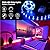 BestLuz Battery Powered LED Strip Lights with Timer, Battery Operated LED Light Strip 6.6ft RGB DIY Lights with Remote Control for Bedroom, TV, Party, Skateboard, Piano, Cabinet, Decor, Indoor/Outdoor