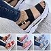 Sandalen Damen Sommer Plateau,Offene Zehensandalen Mit FußGewöLbestüTze,Atmungsaktive KnöChelriemenschuhe,Dornschnallenverschluss,Neigungsplattform, Riemchen FüR Den TäGlichen Outdoor-Urlaub A1