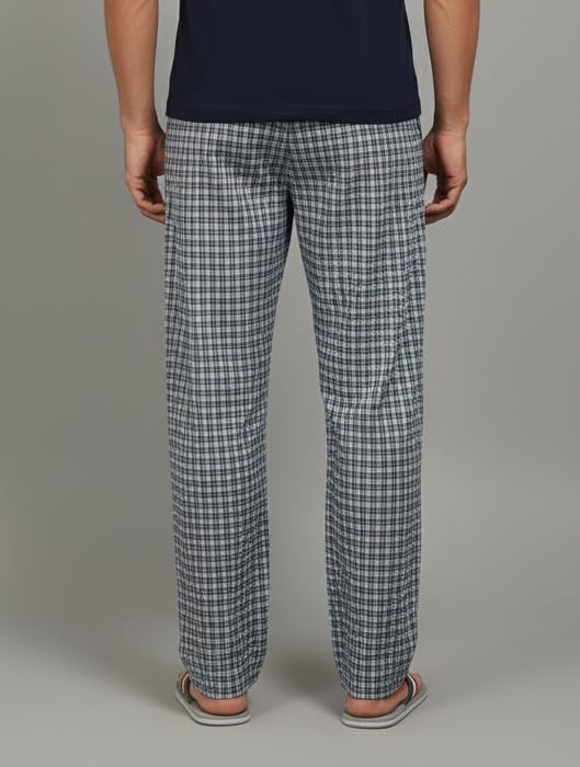 Image of DIGITAL SHOPEE Men's Cotton Premium Checkered Pajama, Casual Loungewear, Comfortable Sleepwear