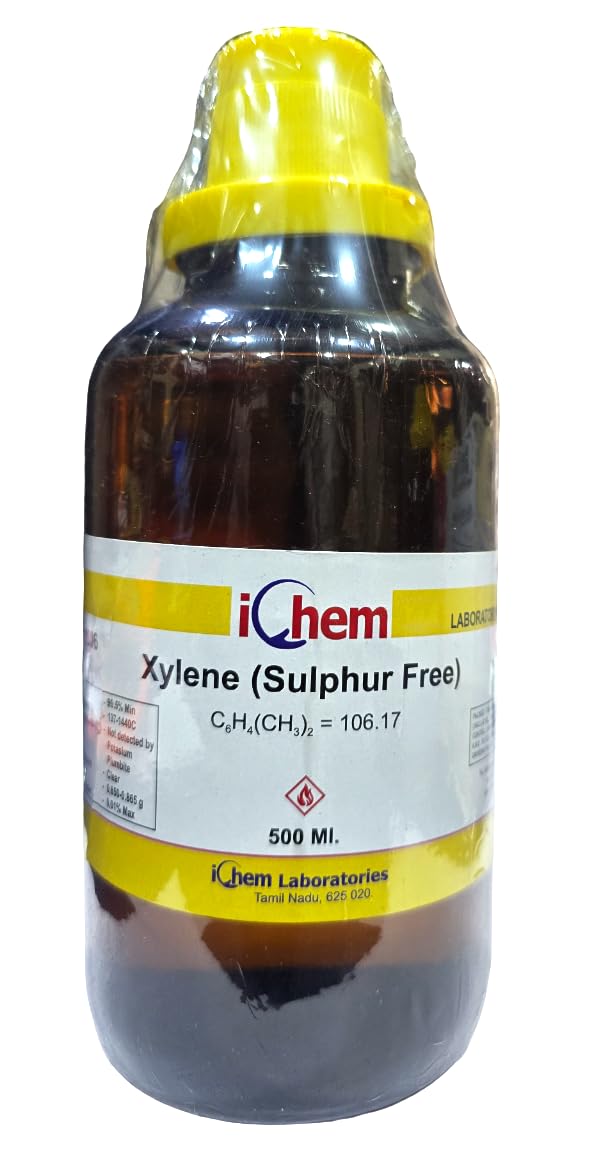 ICHEM XYLENE (SULPHUR FREE) 500ML (Lab use only) CAS NO 1330-20-7-image-19