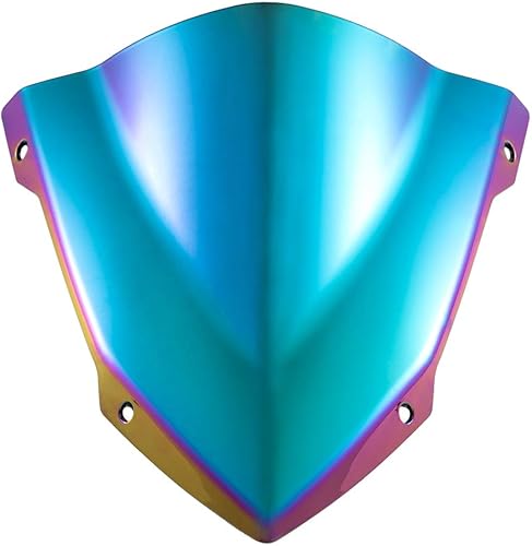 Evomosa Parasol deportivo para parabrisas de motocicleta compatible con MT-03 MT03 MT-25 MT25 2013 2020 2021 20-21 (arcoíris)