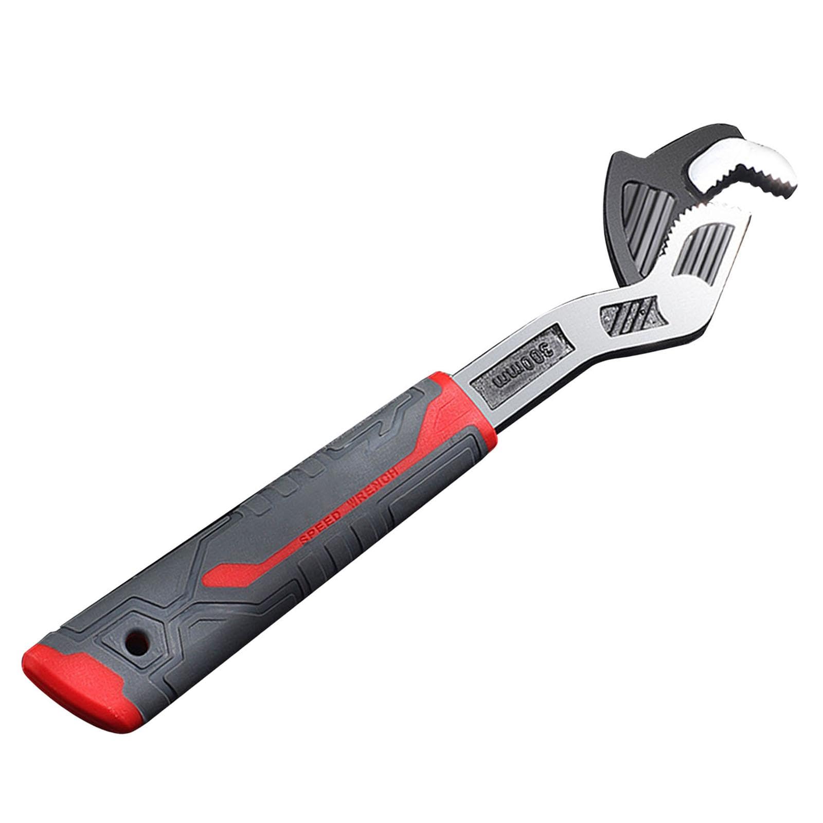 Neaxgeandx 12In Self Adjustable Pipe Wrench Plumbing Wrench Anti Slip Handle For Auto Repair