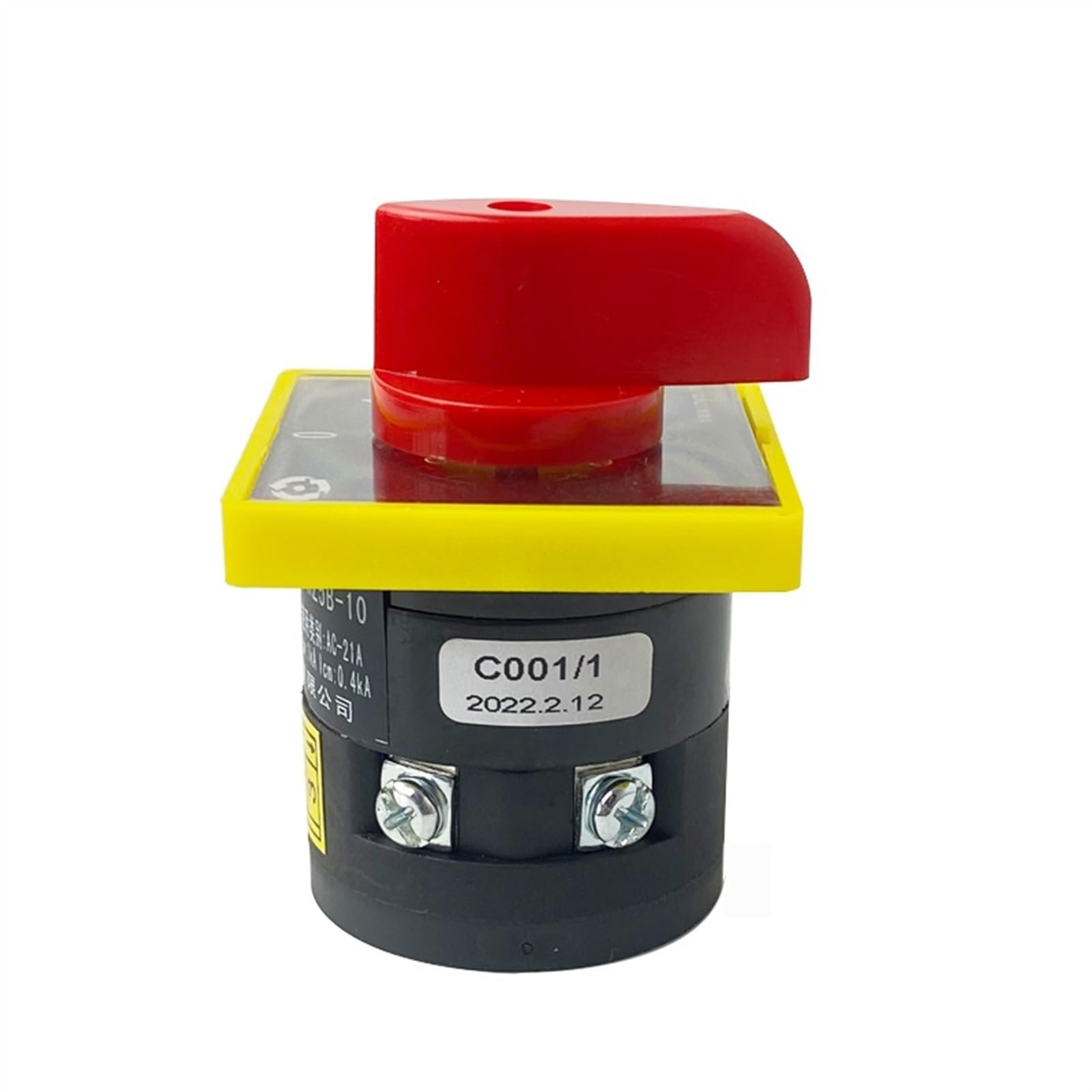 Commutatore a camma HZ5B-10C001/1 ON-OFF 2 posizioni 10A 3kw Commutatore monofase rotativo universale Interruttori