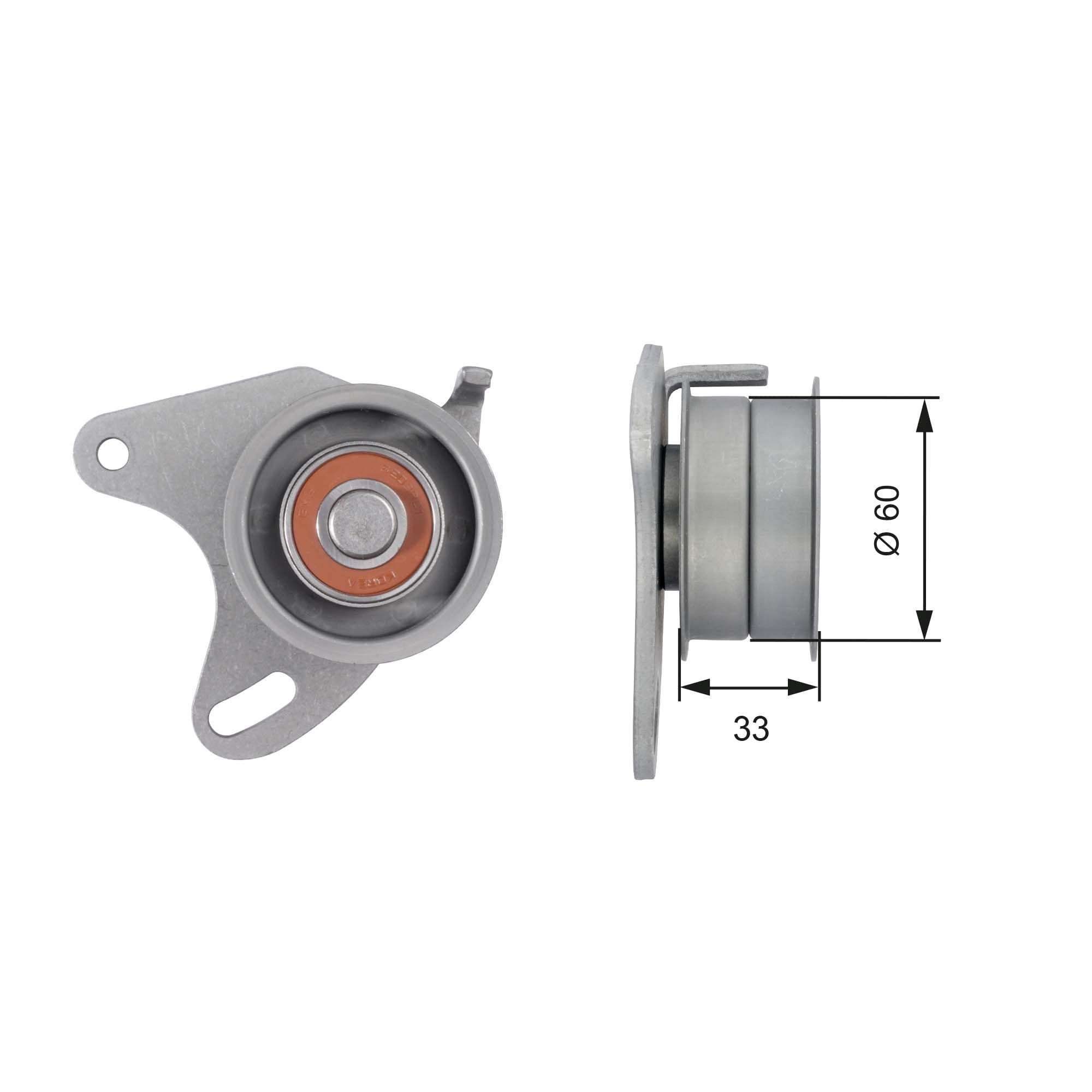 GATES Kit cinghia di distribuzione K025435XS N° denti: 163 25,4mm 1553mm Compatibilità con HYUNDAI GALLOPER II JK-01, KIA K2500 SD, MITSUBISHI L 200 K7T, K6T