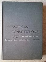 American Constitutional Law, Introductory Essays & Selected Cases B000IVCXP6 Book Cover
