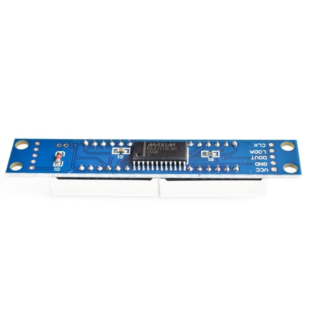 MAX7219 CWG 8-Digit Digital Tube Display Control Module Red Three IO for
