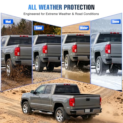 Image of Nilight Mud Flaps for Chevrolet Silverado 1500 2500HD 3500HD 2014-2018