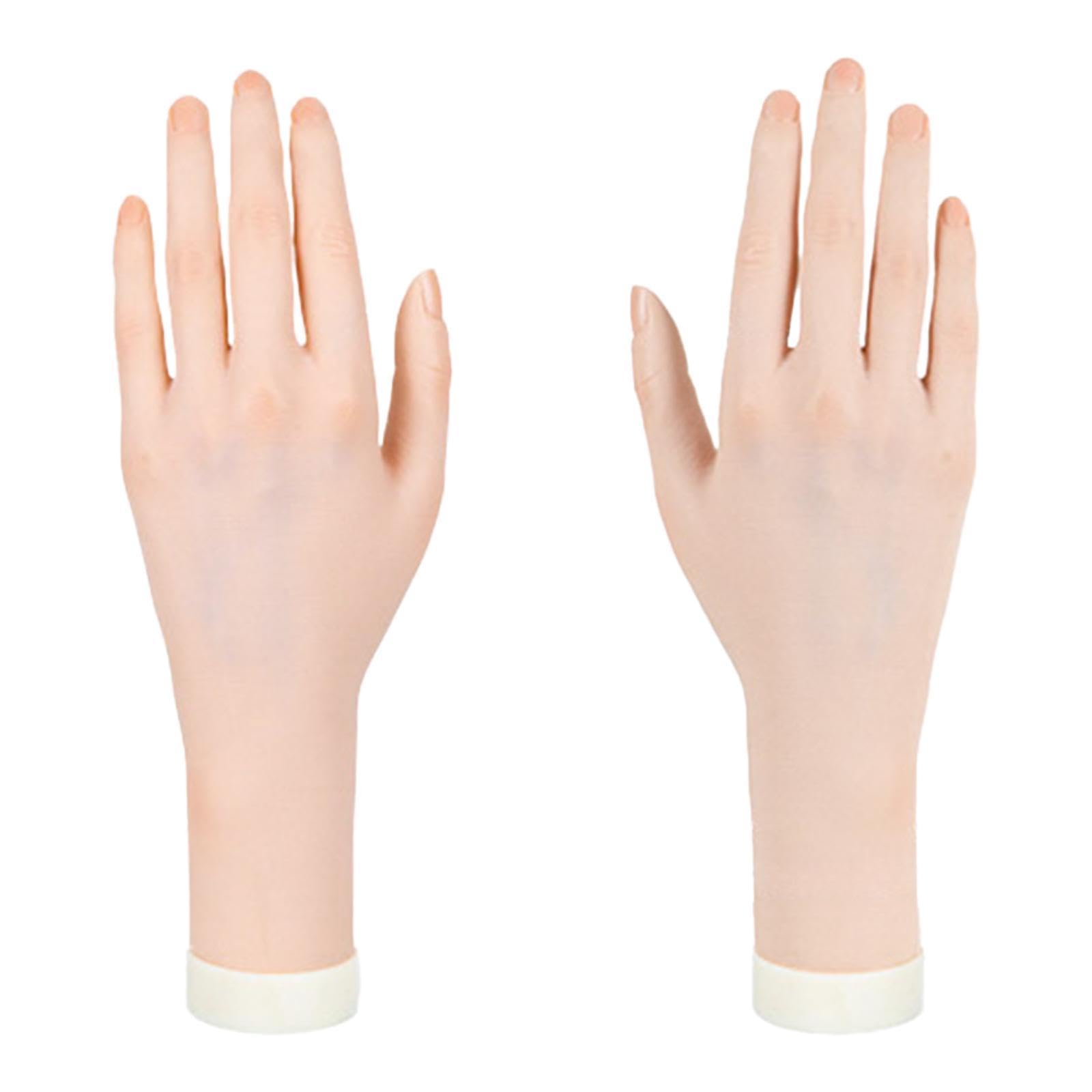 CALANDIS™ Practice Mannequin Hand Practice Hand for Acrylic Nails for Photograph Props left and right hand | Hair & Makeup Mannequins | Salon & Spa Equipment-image-29