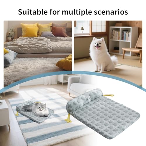 Lit rafraîchissant pour chien auto-refroidissant et housse lavable pour chat