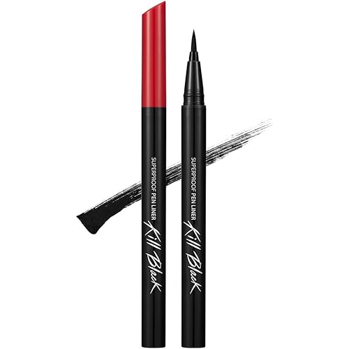 CLIO Waterproof Pen Liquid Eye Liner, Precision Tip, Long Lasting, Smudge-Resistant, High-Intensity Color (001 BLACK (NEW))