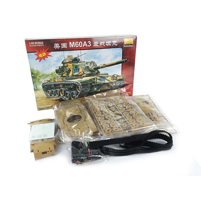 TOUCAN RC HOBBY 1/35 MiniHobby 80108 US M60A3 American Tank Plastic Model Kit DIY Die Cast Parts