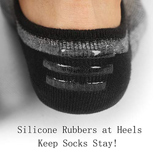 Mottee&Zconia No Show Socks for Unisex Mens Womens Low Cut No See Liner Invisible Ankle Cotton Socks2