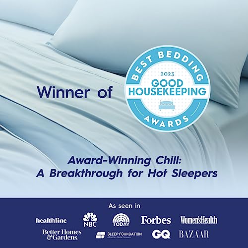 Rest Evercool™ Cooling Comforter, Cooling Blanket For Hot Sleepers, Night Sweats, Menopause Hot Flash. Buttery Soft, Nontoxic, Hypoallergenic, Machine Washable, All Season Duvet, Blue Queen 90"X90" #TOP1