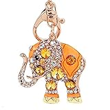 Photo Gallery axmerdal portachiavi a forma di elefante, in cristallo dorato, super carino, idea regalo (elefante giallo) Photo Gallery axmerdal portachiavi a forma di elefante, in cristallo dorato, super carino, idea regalo (elefante giallo)