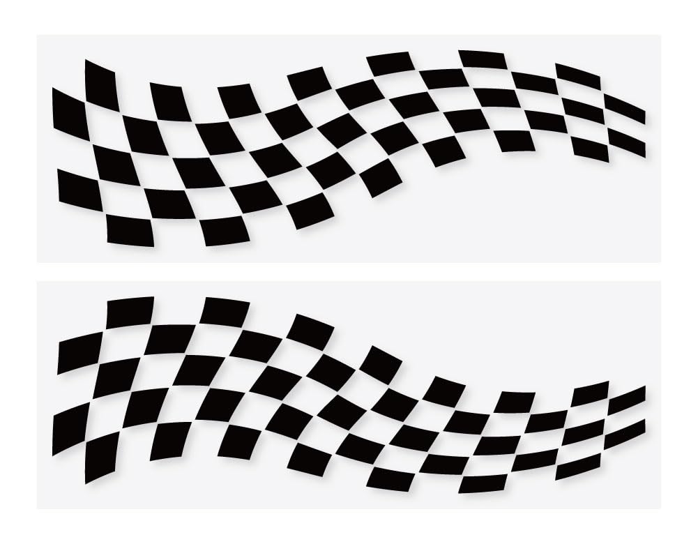 Amazon.co.jp: 30㎝ チェッカーフラッグ レーシングフラッグ
