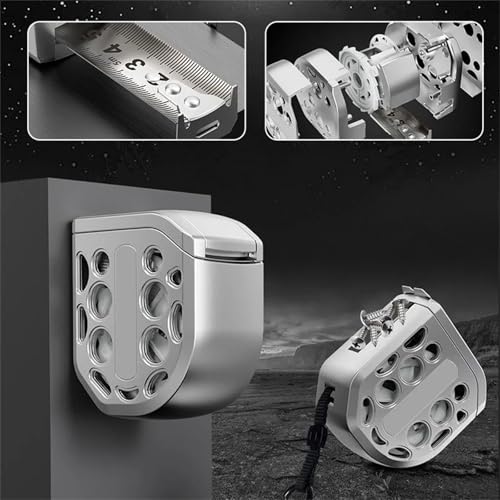 Cinta métrica de acero inoxidable retráctil y resistente al agua miniatura 2