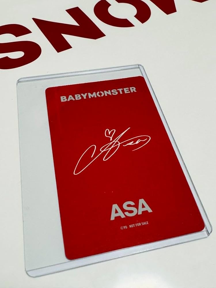 BABYMONSTER POPUP MD フォトカードホルダー アサ Amazon.co.jp: ベビモン BABYMonster トレカケース アサpopup MD