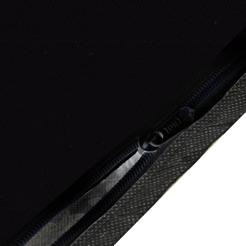 Image of Polyester Top Load Washing Machine Cover Suitable For Samsung, Lg, Godrej, Whirlpool 6.5Kg, 7Kg, 7.5Kg, 8Kg, 9Kg, 10Kg, 11Kg, Waterproof Cover, Solid Black.