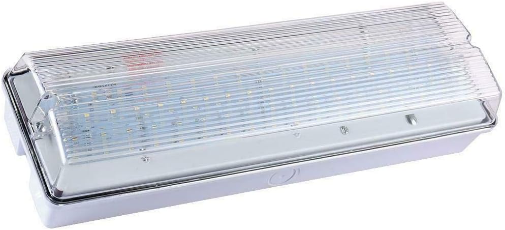 Landlord Direct Supplies. Led Emergency Maintained/Non-Maintained Bulkhead Light. Ideal as a Fire Exit Light (Sticker Not Provided).