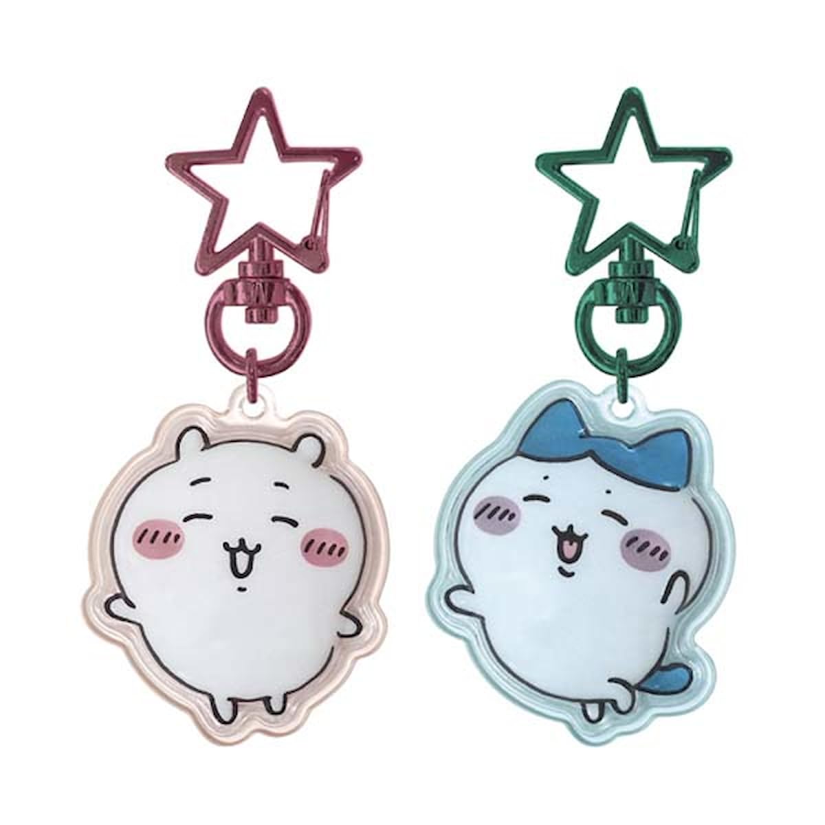 K Company CKW-PP-CH Chihuawa, Chihua x Bee Chiwa, Pair Keychain, H1.7 x W1.5 x D0.4 inches (44 x 37 x 10 mm)