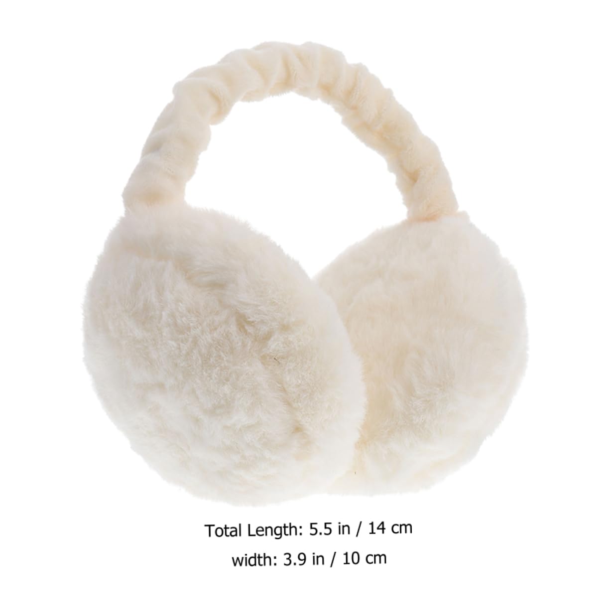 CALLARON Orejeras Plegables Mufas Pelo Manguitos Felpa Orejeras Para Mujer Gorro Térmico Calentador De Cabeza Orejeras De Sonido Oreja Para Polaina Falso Lana Abs