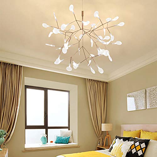 Lustre moderne d'architecte plafonnier LED 45 lampes finition LiChA - 6